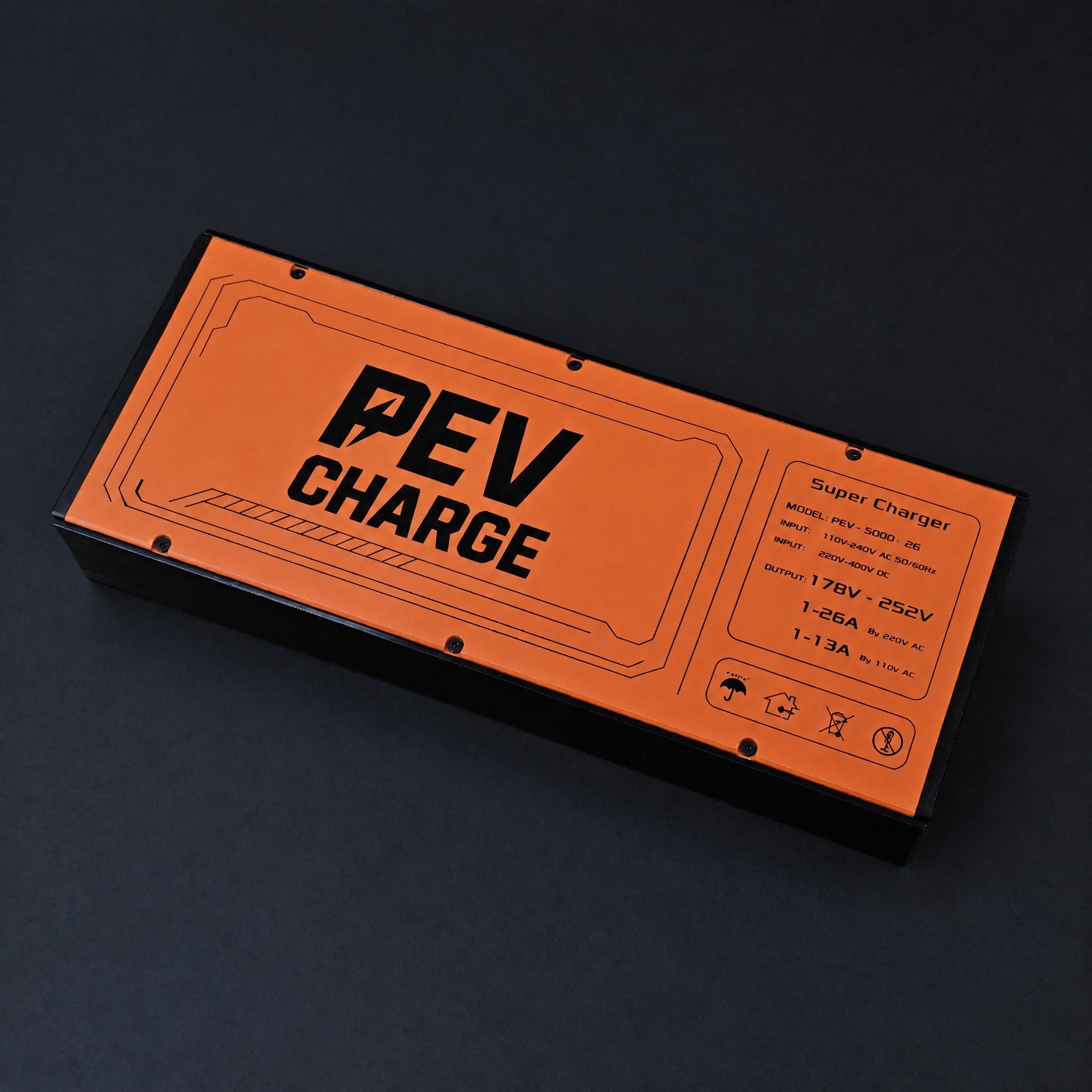 PEVcharge 5000-26 Adjustable PEV Fast Charger | 178V-252V / 1A-26A