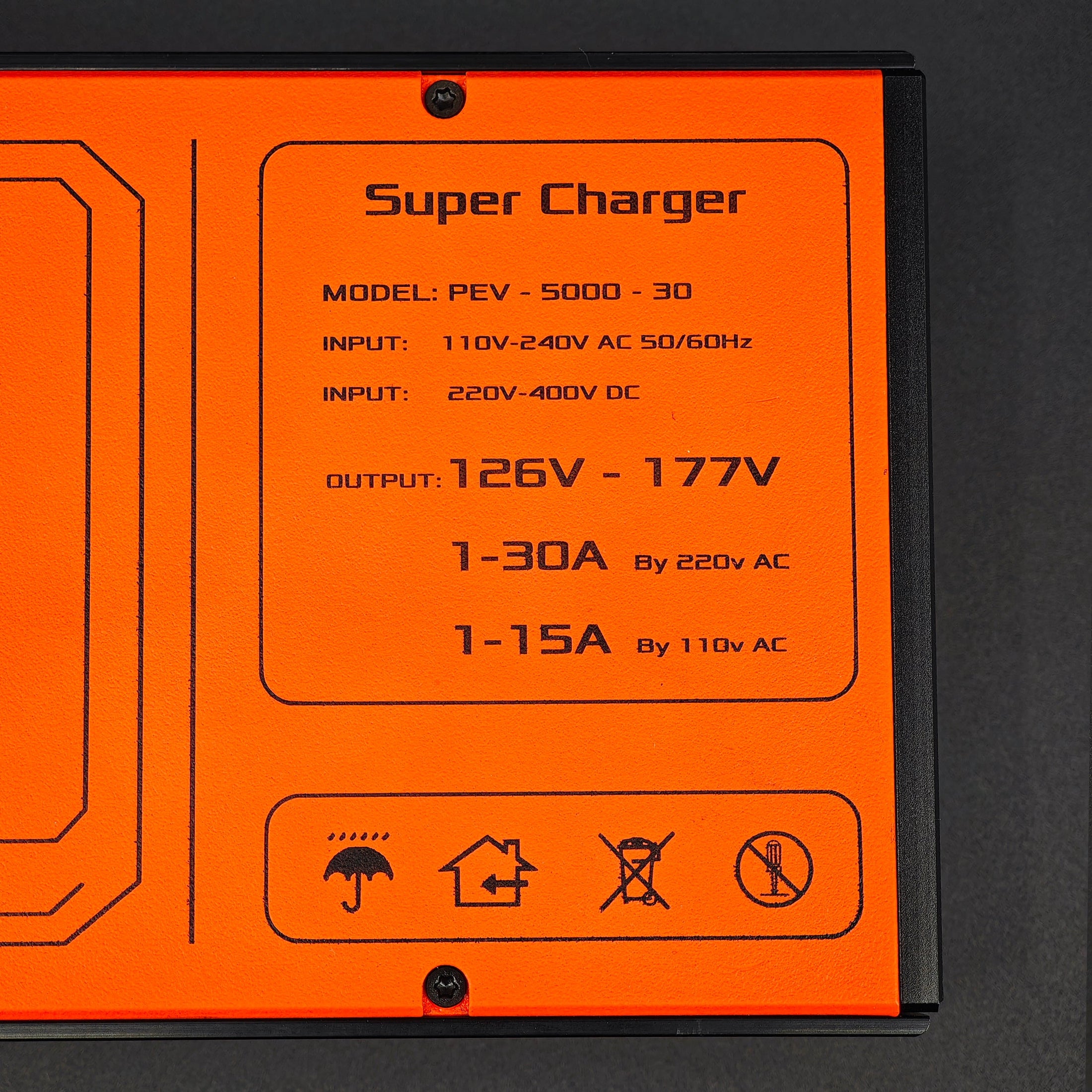 PEVcharge 5000-30 Adjustable PEV Fast Charger | 126V-177V / 1A-30A / XT90 Output