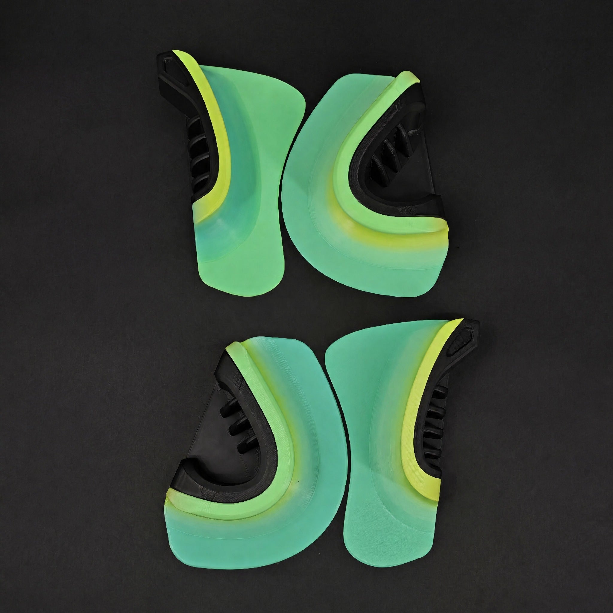 3D Printed Power Pad Set for Electric Unicycles (TPU + PIA)