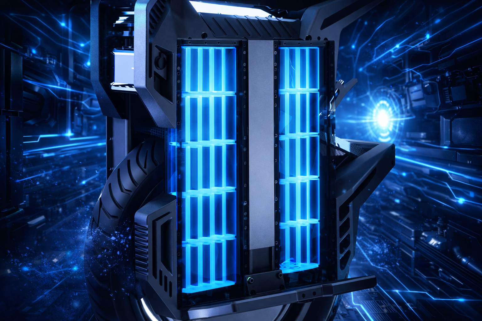 EUC high-voltage battery technology module