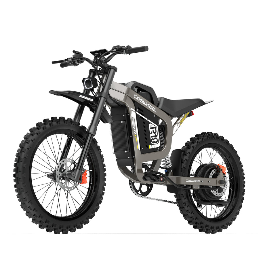 R19 72V 40Ah High-Power Electric Dirt Bike with Pedals