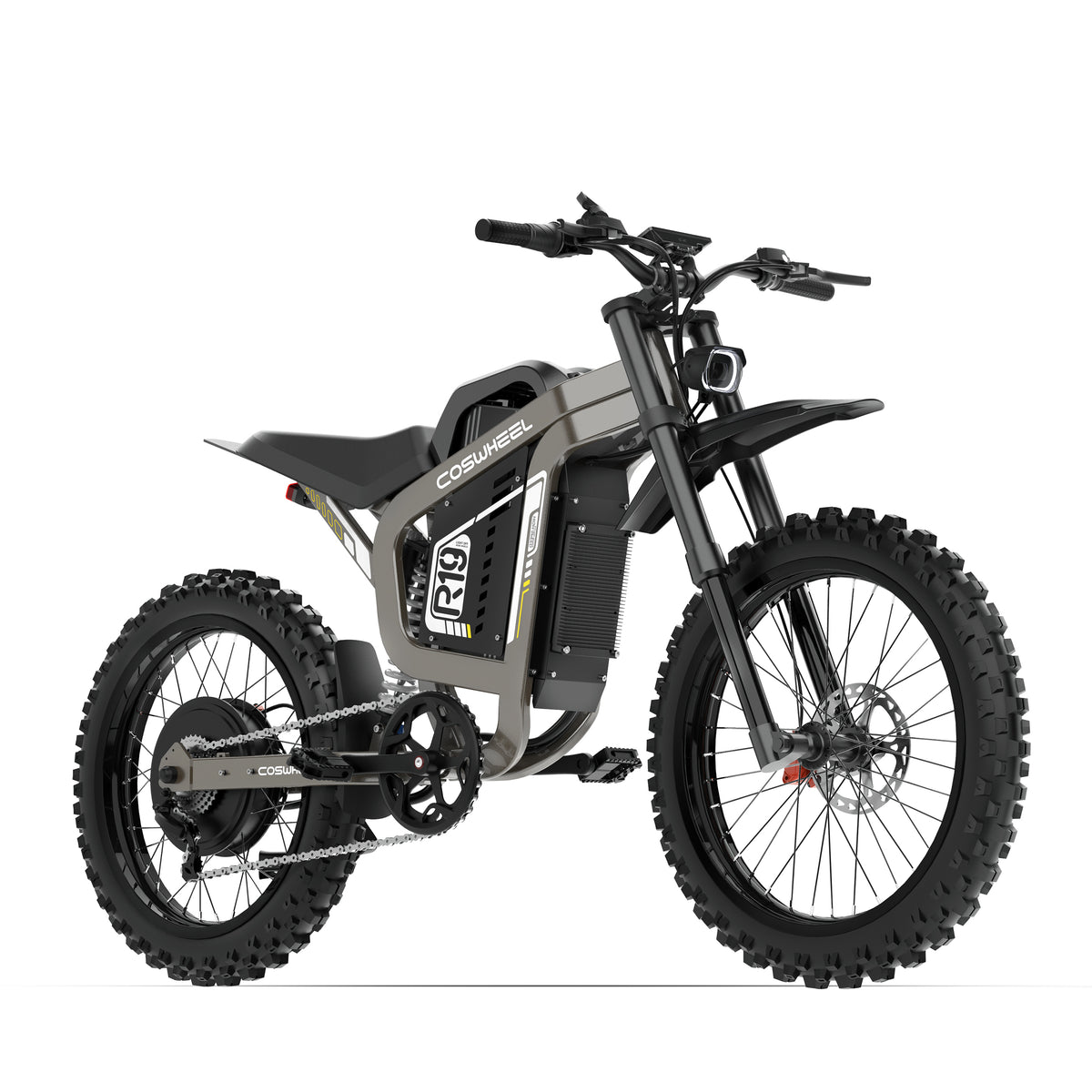 R19 72V 40Ah High-Power Electric Dirt Bike with Pedals