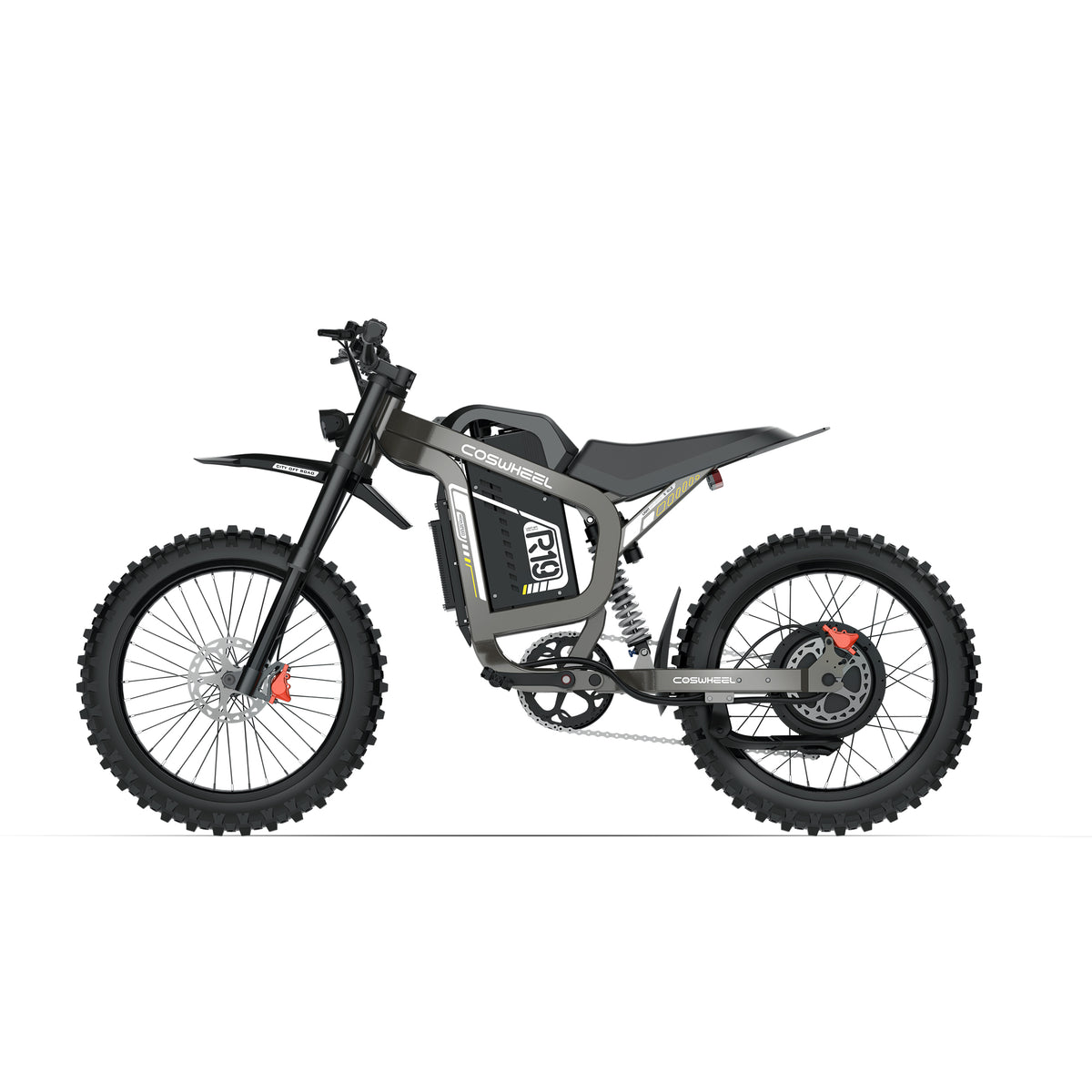 R19 72V 40Ah High-Power Electric Dirt Bike with Pedals