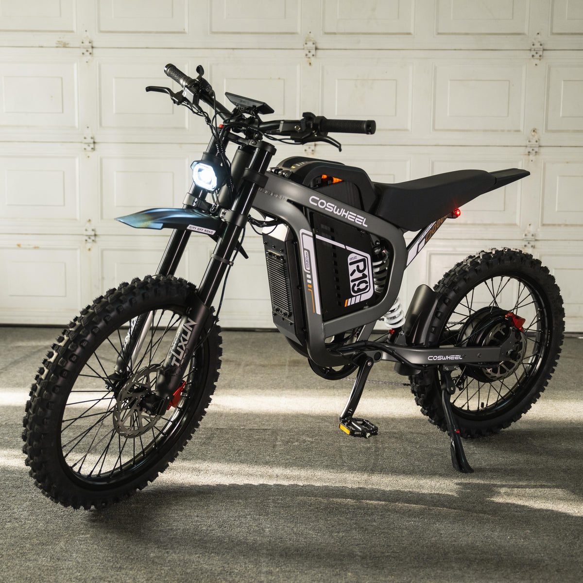 R19 72V 40Ah High-Power Electric Dirt Bike with Pedals