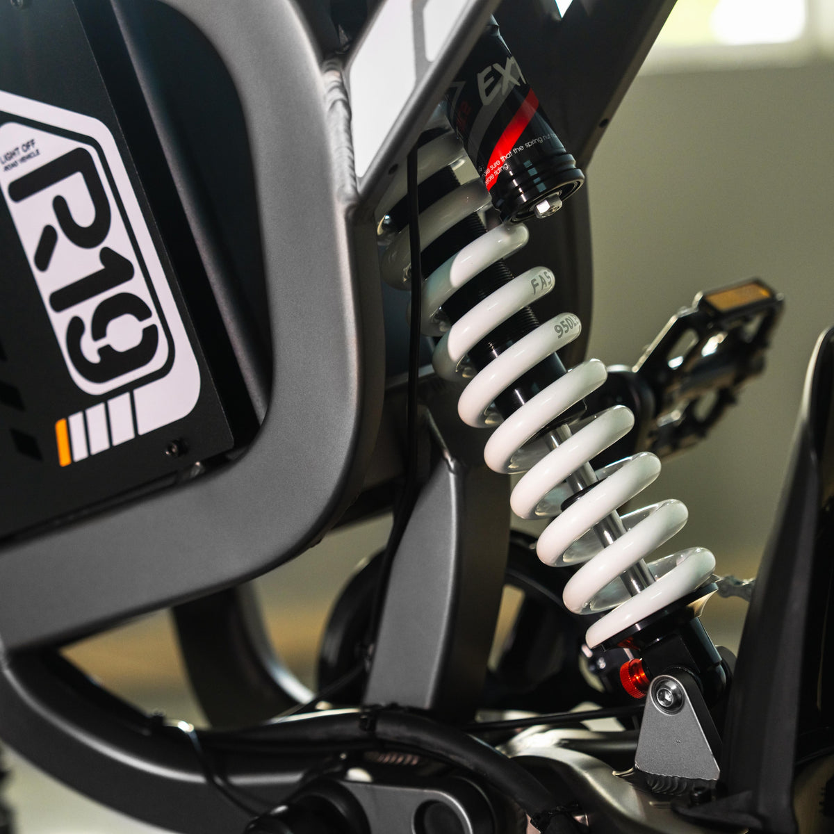 R19 72V 40Ah High-Power Electric Dirt Bike with Pedals