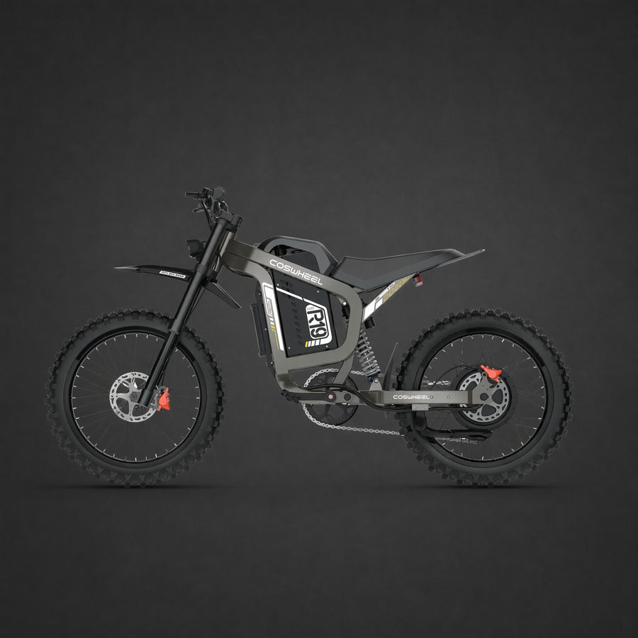R19 72V 40Ah High-Power Electric Dirt Bike with Pedals